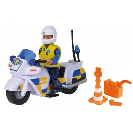 Simba Požárník Sam motorka s figurkou Malcolm