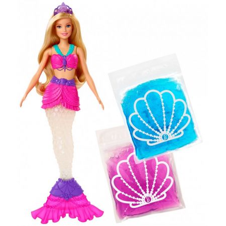 Mattel  Barbie mořská víla a třpytivý sliz