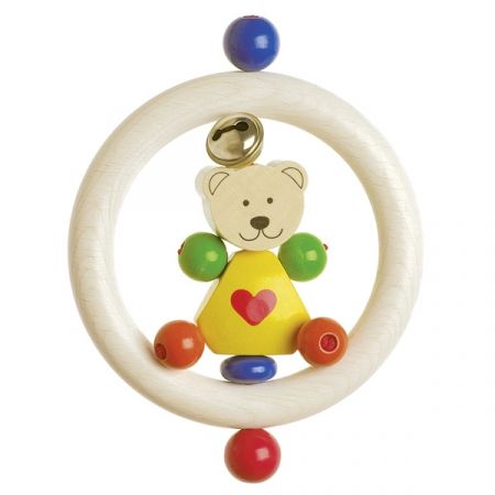 Heimess Dřevěný kroužek s medvídkem