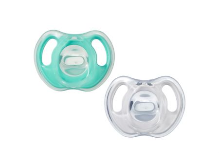 Tommee Tippee Šidítko silikon Ultra-light 2ks 0-6m