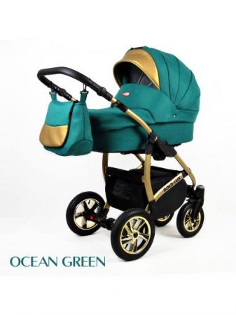 Raf-Pol Gold Lux ALU 2v1 OCEAN GREEN 2021, A Barva Tmavě zelená, A Barva rámu Zlatá