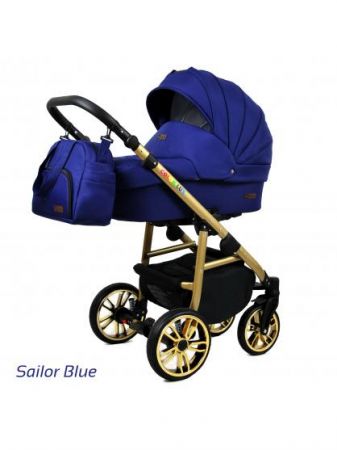 Raf-Pol ColorLux ALU 2v1 SAILOR BLUE 2021, A Barva Modrá, A Barva rámu Zlatá