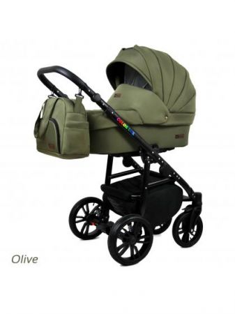 Raf-Pol ColorLux ALU 2v1 OLIVE 2021, A Barva Tmavě zelená, A Barva rámu Černá