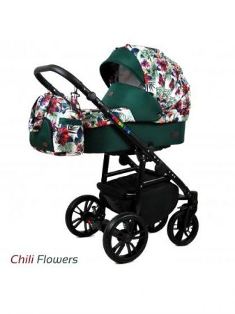 Raf-Pol ColorLux ALU 2v1 CHILI FLOWERS 2021, A Barva Tmavě zelená, A Barva rámu Černá