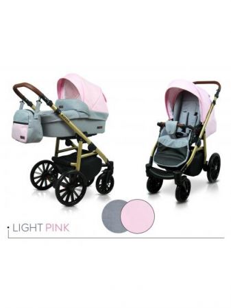 Raf-Pol Aspero ALU 2v1 LIGHT PINK 2021, A Barva Světle růžová, A Barva rámu Zlatá