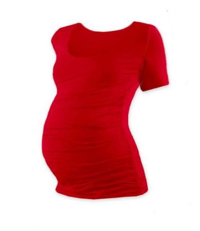 Těhotenské tričko, KR, červená, Jožánek M/L