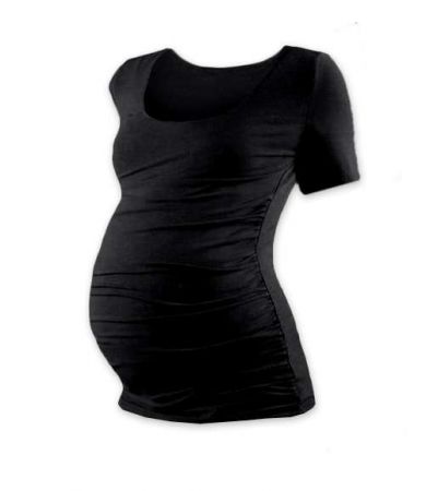 Těhotenské tričko, KR, černá M/L