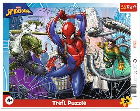 Trefl Deskové puzzle Spiderman 25 dílků