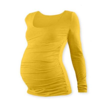 Těhotenské tričko, DR, žlutooranžová L/XL