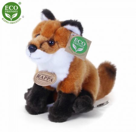 RAPPA | Plyšová liška sedící 18 cm ECO-FRIENDLY DS12814566