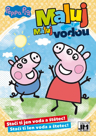 Jiri Models Omalovánky maluj vodou Peppa