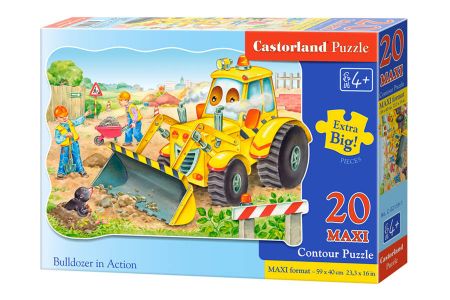 Castorland Puzzle Maxi Bagr 20 dílků