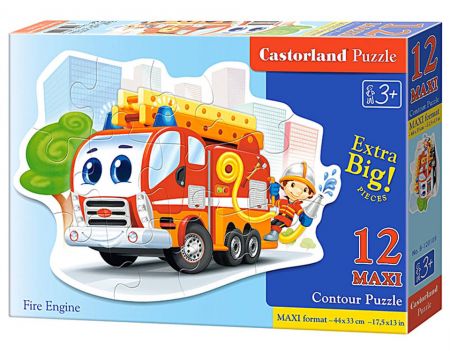 Castorland Puzzle Maxi Hasičské auto 12 dílků