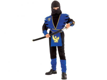 MADE Kostým na karneval Ninja 130-140 cm