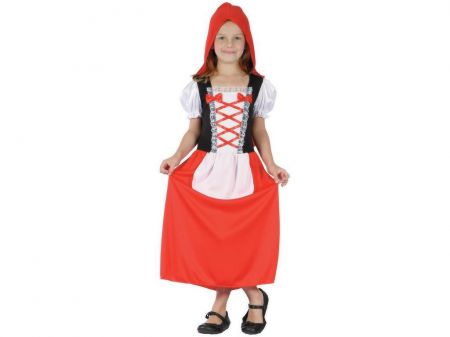 MADE Kostým na karneval Červená karkulka 110-120 cm