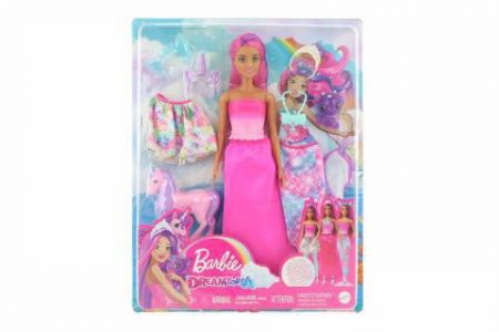 Barbie panenka s pohádkovými oblečky