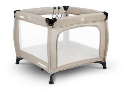 Dětská skládací ohrádka CARETERO Quadra brown