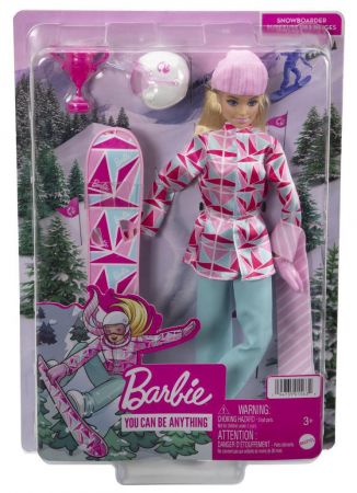 Mattel Zimní sporty Snowboardistka Barbie