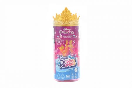 Disney Princess Color reveal Královská malá panenka HMB69 DS71637181