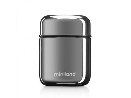 Miniland Termoska na jídlo DeLuxe 280ml-Silver