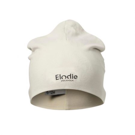 ELODIE DETAILS Logo čepička Beanie Creamy White