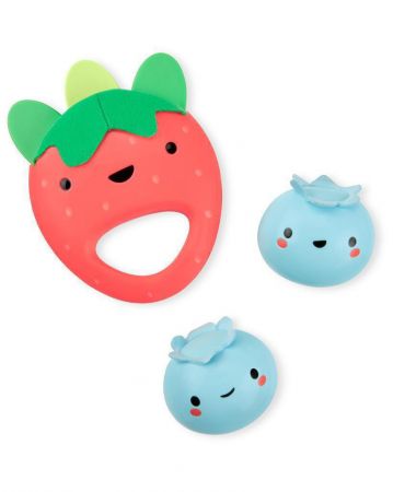 SKIPHOP Chrastítko Farmstand Berry Cute Band set 3 ks Skip Hop