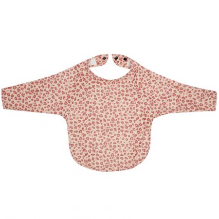 Bebe-Jou Bryndáček s dlouhým rukávem Bébé-Jou Leopard Pink Barva: růžové