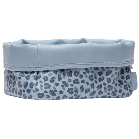 Bebe-Jou Textilní košík na kojenecké potřeby Bébé-Jou Leopard Blue Barva: modré
