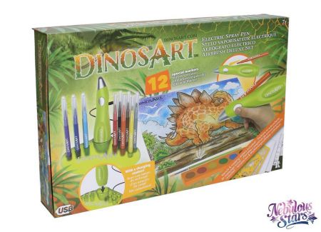 Dinosart Airbrush omalovánky set