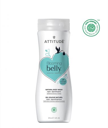 ATTITUDE ATTITUDE Přírodní tělové mýdlo Blooming Belly nejen pro těhotné s arganem 473 ml