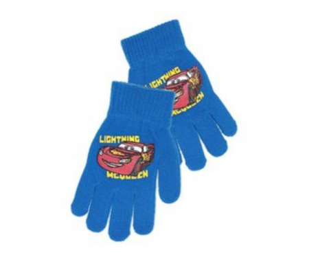 Chlapecké rukavice CARS Mcqueen modré