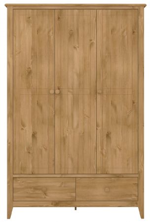 Šatní skříň do ložnice Haston 103 barva pine šířka 122 cm