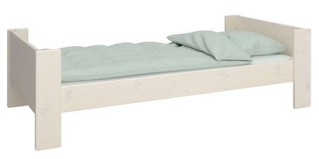 Dětská postel ze dřeva For kids 649 90 x 200 cm bílý lak