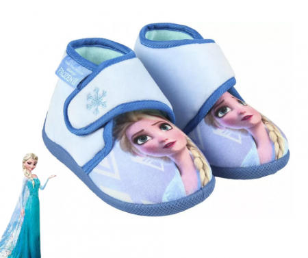 Dívčí domácí papuče Frozen- Ledové království Blankytná 25