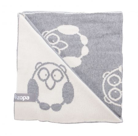 ZOPA Dětská deka Little Owl, Grey Varianta: Grey