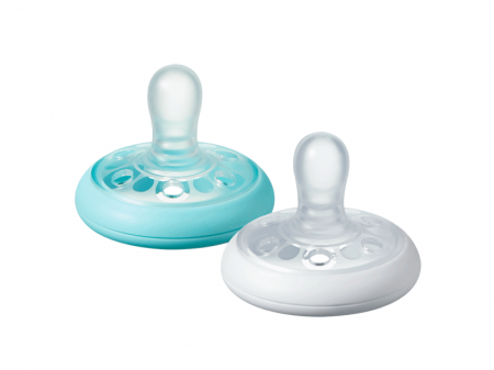 Tommee Tippee Šidítko C2N silikon Natural 2ks 6-18m