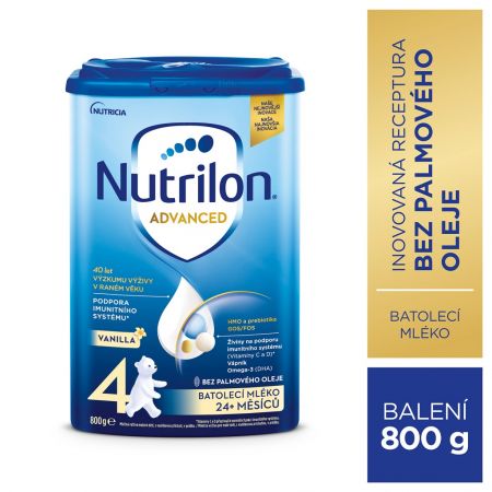 NUTRILON NUTRILON 4 Vanilla batolecí mléko 800 g, 24+