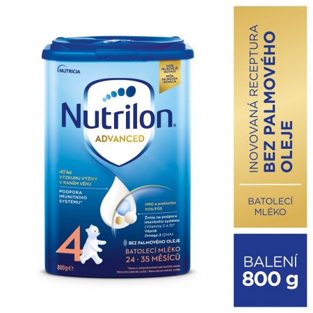 NUTRILON NUTRILON 4 Batolecí mléko 800 g, 24+