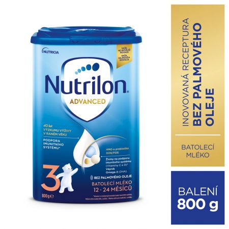 NUTRILON NUTRILON 3 Batolecí mléko 800 g, 12+