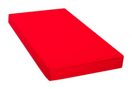 Kaarsgaren 2v1 Červené prostěradlo 140x200cm a chránič matrace