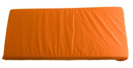 Kaarsgaren 2v1 Oranžové prostěradlo 140x200cm a chránič matrace