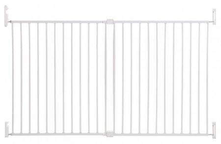 Dreambaby Zábrana bezpečnostní Broadway 2-panelová extra široká 76-134,5 cm White