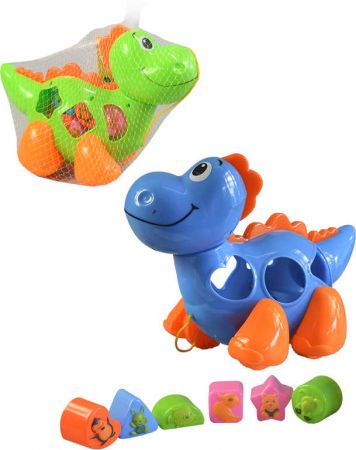 Dinosaurus baby vkládací set s 6 kostkami zvířátka 2 barvy plast DS72516321