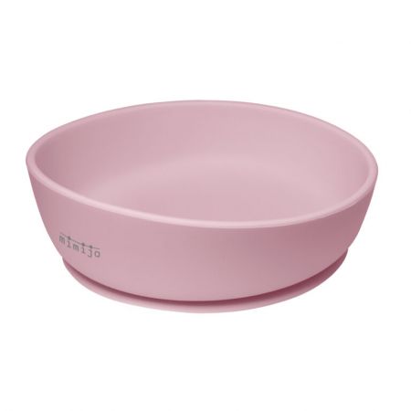 Silikonový talíř růžový