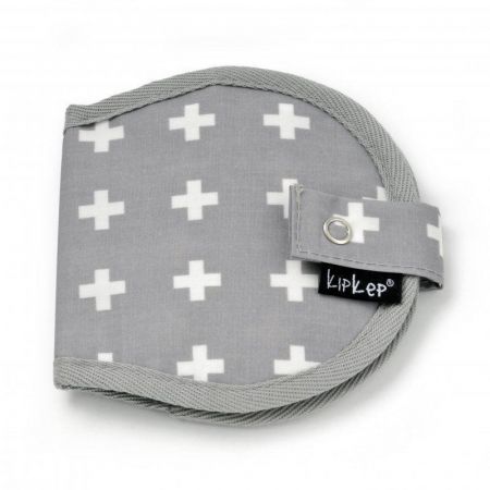 KipKep Pouzdro na vložky do podprsenky Nursery wallet Crossy grey