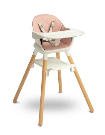 CARETERO Krmící jídelní židle BRAVO růžová