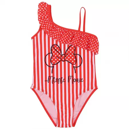 Dívčí plavky Minnie červené 104/110 cm