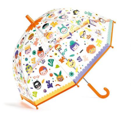 DJECO Krásný designový deštník - Obličeje