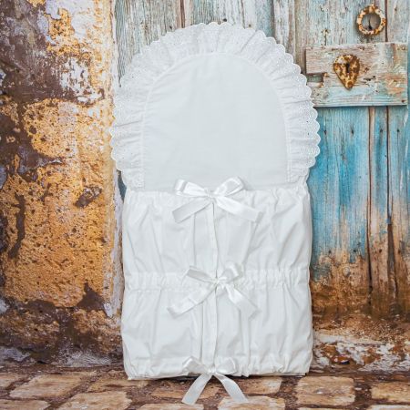 ESITO (handmade) Zavinovačka klasická obdélníková 1 kanýr - 112 x 38 cm / bílá Barva: Bílá, Velikost: 112 x 38 cm ESZAVKLAOBD1KBM