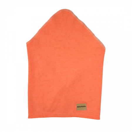 Dětský šátek na hlavu - neonově oranžový